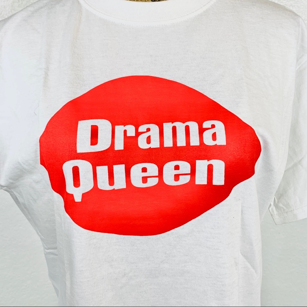 New white ladies graphic Tshirt with ‘Drama Queen’
